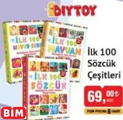 İLK 100 SÖZCÜK ÇEŞİTLERİ